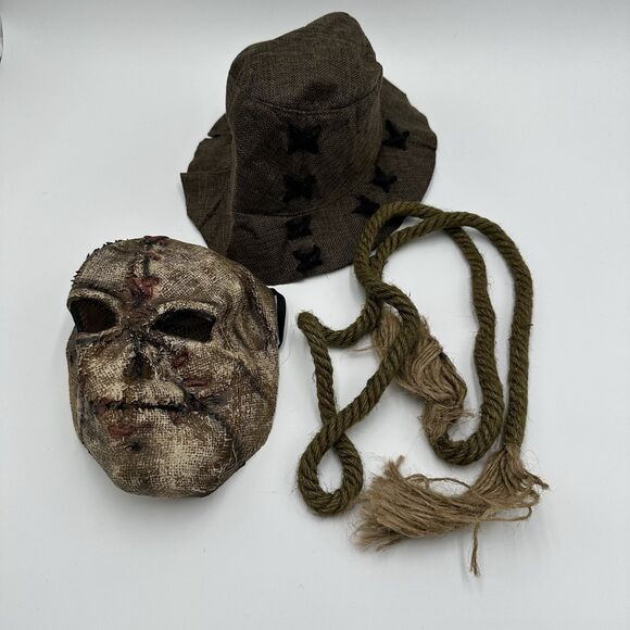 Spirit Halloween Child Creepy Scarecrow Costume Large (12-14) Spooky Scary Haunt - Picture 3 of 16